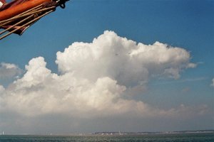 zeilen op de Westmeep