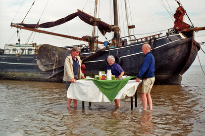als we op tijd zijn
              kunnen we ook naast de boot dineren